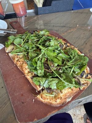 Vegan flatbread   at 'Umalu in Lahaina