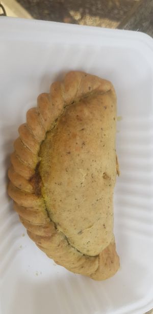 Curried Cauliflower pasty 😋 at Ormesby Hall Cafe in Middlesbrough