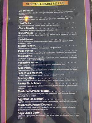 Menu at Indian Lotus - Restaurant and Takeaway in Kaiapoi
