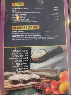 Menu at Indian Lotus - Restaurant and Takeaway in Kaiapoi