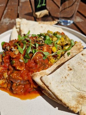 Veg tagine at Assembly Bar + Kitchen in Leeds