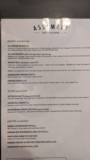  at Assembly Bar + Kitchen in Leeds