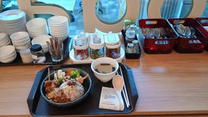 Many free condiments at Nature Cafe - SMU - 自然疏食 in Central Singapore
