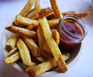 Hand-cut chips, garden salt, balsamic chutney at Coogee Common in Coogee