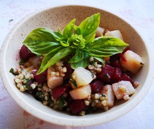 Kohlrabi, Beetroot, Buckwheat, Agrodolce at Coogee Common in Coogee