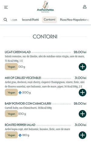 Vegan Options + marinated olives at Ave Forchetta in Bucharest