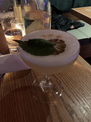 Basil bliss cocktail  at Spicy Moon - Chelsea in New York City