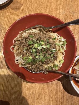 Dan Dan noodles  at Spicy Moon - Chelsea in New York City