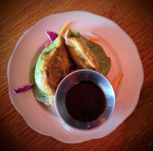 Vegetable dumplings at Spicy Moon - Chelsea in New York City