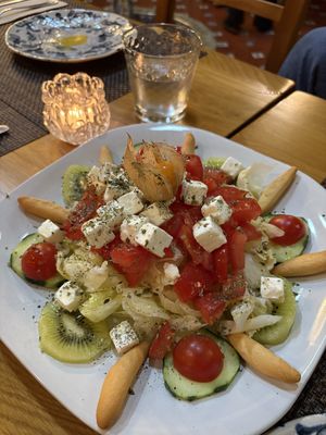 Mediterranean salad (with feta cheese)  at Arabian Touch in Toledo