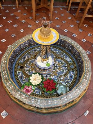 Indoor fountain   at Arabian Touch in Toledo