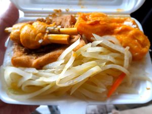 My take away vegan food at Don Gian Chay in Ho Chi Minh City