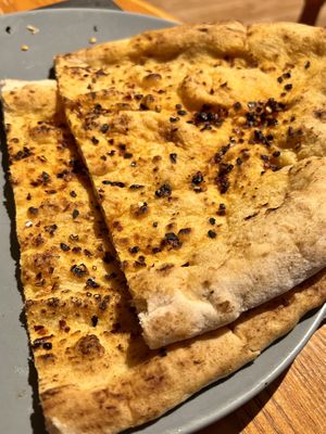 Vegan naan from the shop   at Kirkmichael Community Shop and Cafe in Maybole
