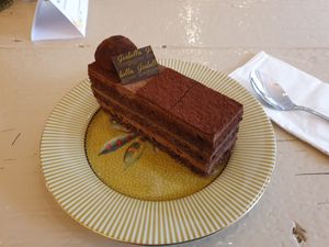 Chocolate truffle cake at Isabella Glutenfreie Pâtisserie - Alter Wall in Hamburg
