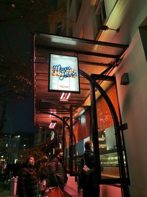 Front of the shop at Magic John's Pizza in Berlin