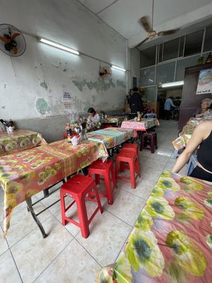 Extra seating for lunar day   at Tin Nghia in Ho Chi Minh City