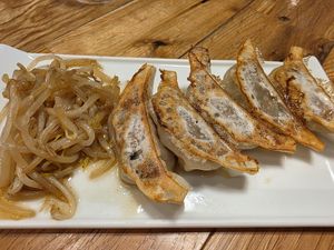 Gyoza at Isogami Gyoza Bar Tomako in Kobe