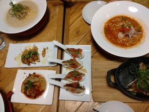 at Isogami Gyoza Bar Tomako in Kobe