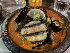 Seven vegetable tagine  at Al-Farid in Exeter