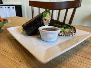 Spicy Tuna Roll  at Salud Live Kitchen and Juice Bar in Bend