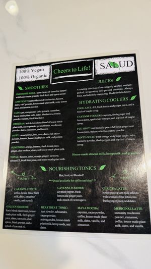   at Salud Live Kitchen and Juice Bar in Bend