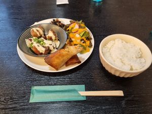 Lunch menu at Mai No Ki in Tokyo