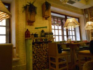room restaurant at Cafe Ukrop II in St Petersburg