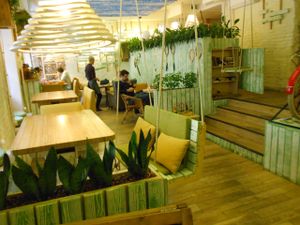 room restaurant at Cafe Ukrop II in St Petersburg