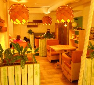 room restaurant at Cafe Ukrop II in St Petersburg