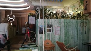 Inside at Cafe Ukrop II in St Petersburg