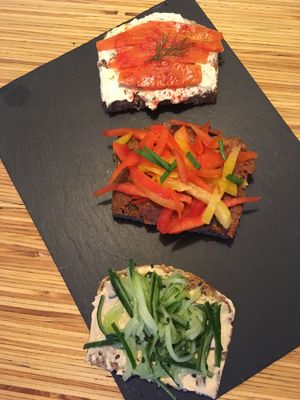 Special toasts at Cafe Ukrop II in St Petersburg