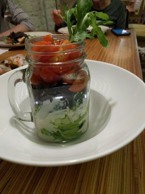 Deconstruction Salad at Cafe Ukrop II in St Petersburg