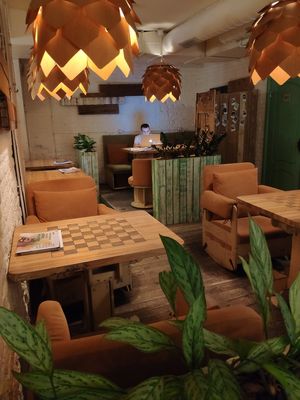 Belle ambiance at Cafe Ukrop II in St Petersburg