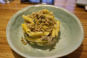 Pasta with mushroom at Cafe Ukrop II in St Petersburg