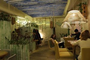 Interior at Cafe Ukrop II in St Petersburg