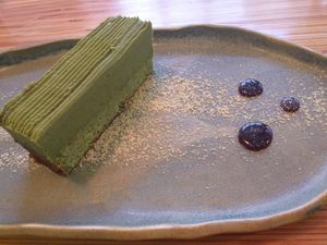 Matcha cake. Would order it again, it was really good. at Cafe Ukrop II in St Petersburg