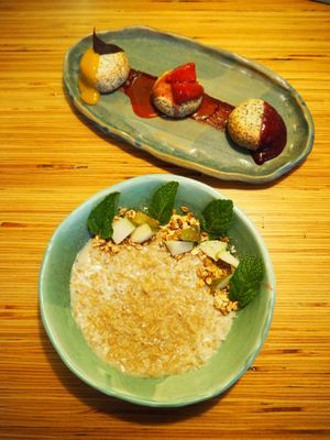 Breakfast at Cafe Ukrop II in St Petersburg