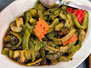 Bitter gourd at Merryland Vegetarian Health Food in Johor Bahru