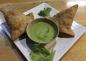 Samosas  at Bombay Restaurant in Koh Lipe