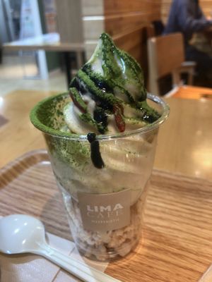 newly introduced vegan parfait  at Osawa Japan - Shinjuku in Tokyo