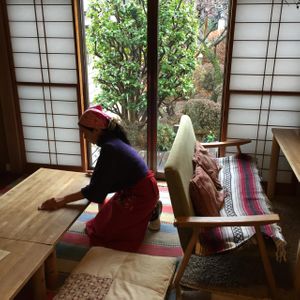 another area for dining at Cafe Topinambour in Tokyo