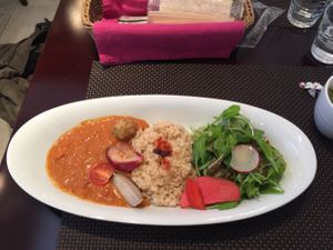 veg curry at Tao Vege Cafe in Tokyo