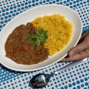 Vegan Keema Curryy  at Sappho - 本と喫茶 サッフォー in Tukuba