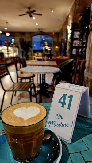 went with pea milk option at Oh Martine ! in Geneva