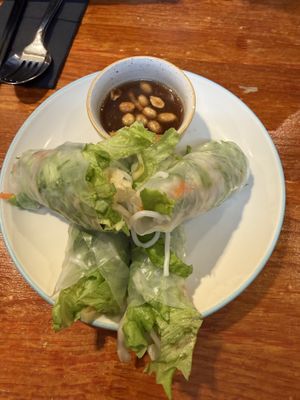 summer rolls  at Vietnam Restaurante 2013 de Letras in Madrid