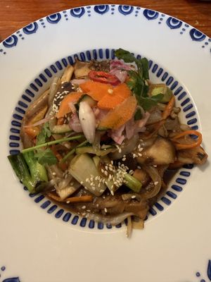 mushroom stir fry  at Vietnam Restaurante 2013 de Letras in Madrid