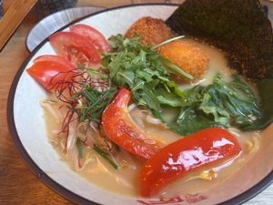 White vegan tantanmen #Veganuary at Takumi  in Essen