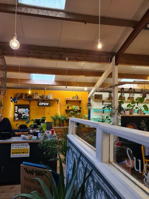 Cute decor at The SugarPlum Tearoom in Ruthin