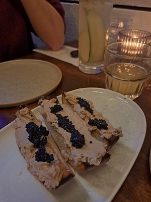 Cashew "foie gras" at Natsu in Montreal