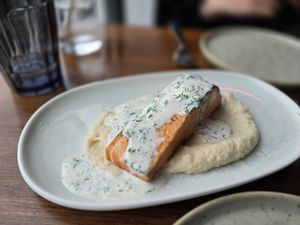 "Salmon" at Natsu in Montreal